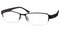 Rory clip-on Black Rectangle Metal Eyeglasses