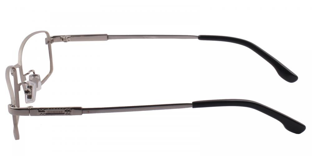 Valentine Silver Rectangle Eyeglasses