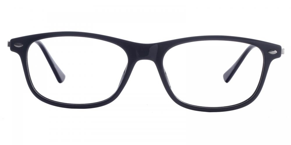 Savannah Black Rectangle TR90 Eyeglasses