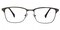Sidney Golden Classic Wayframe Metal Eyeglasses