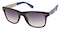 Norwalk Black/Blue Classic Wayframe Plastic Sunglasses