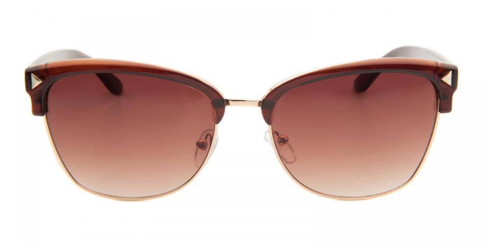 Glendale Classic Wayframe Brown Eyeglasses