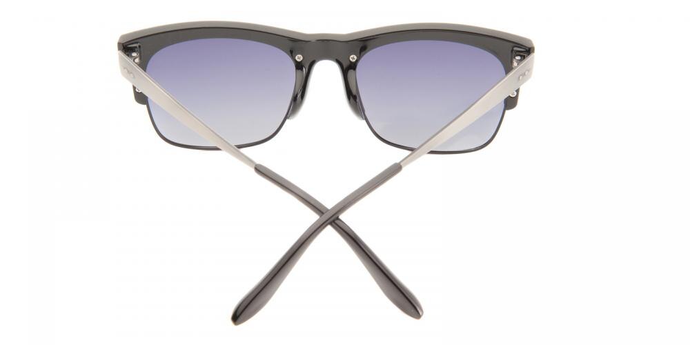 Taylor Black Square Plastic Sunglasses