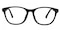 Hutchinson Black Classic Wayframe Plastic Eyeglasses