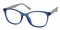 Hutchinson Blue/White Classic Wayframe Plastic Eyeglasses