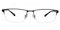 Arvin Blue Rectangle Titanium Eyeglasses