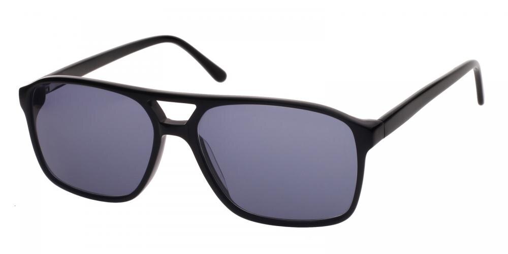 Ferdinand Black Aviator Acetate Sunglasses