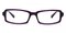 Beverly Purple Rectangle Acetate Eyeglasses
