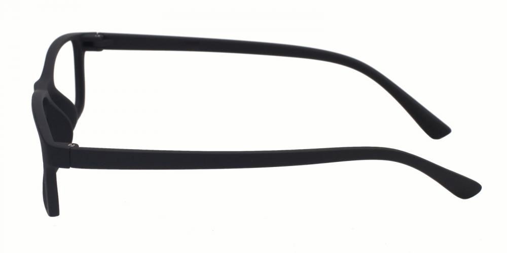 Creek Black Rectangle TR90 Eyeglasses