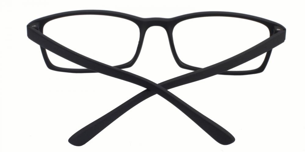 Creek Black Rectangle TR90 Eyeglasses