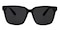 Evansville Mblack Classic Wayframe Plastic Sunglasses