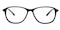 Doreen Black Classic Wayframe Acetate Eyeglasses