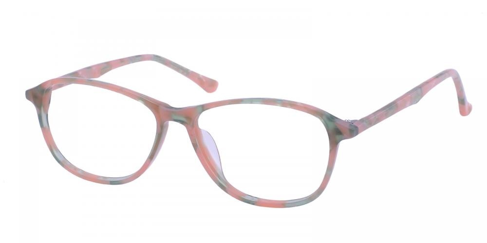 Doreen Multicolor Pink Classic Wayframe Acetate Eyeglasses