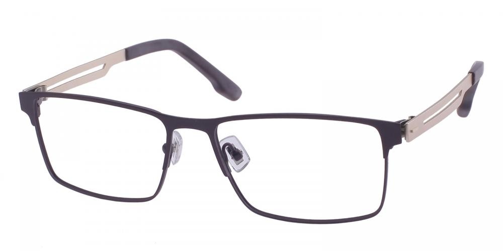 Arthur Brown Rectangle Titanium Eyeglasses