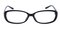 Waycross Black Rectangle Plastic Eyeglasses
