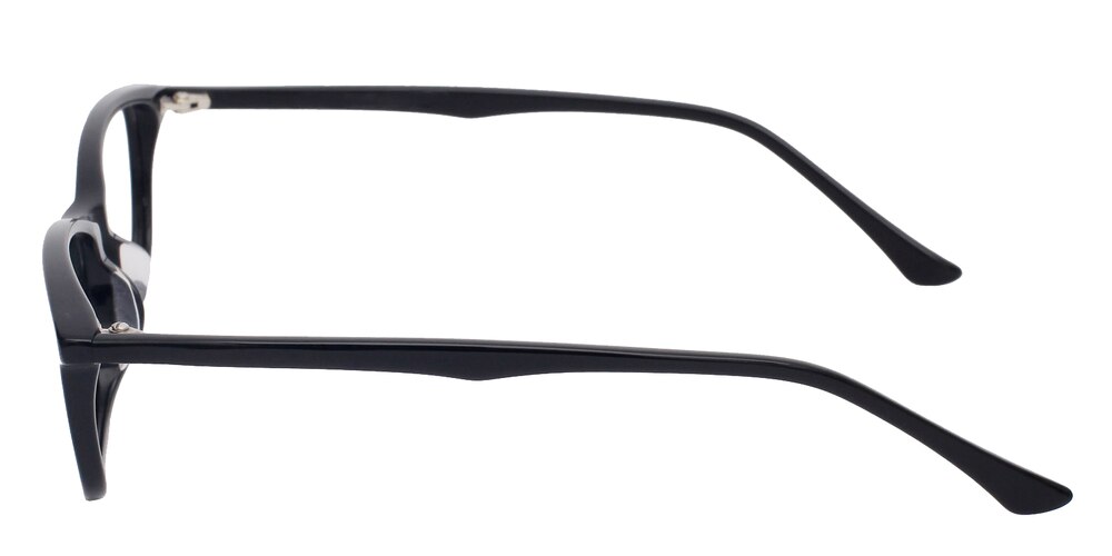 Mankato Black Oval Acetate Eyeglasses