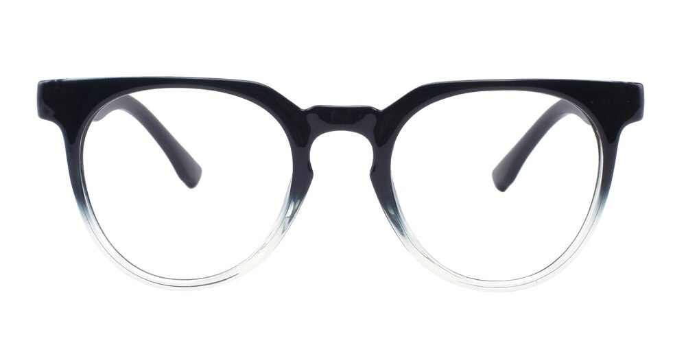 Minneapolis Black/Crystal Square TR90 Eyeglasses