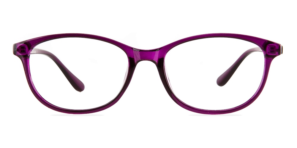 Isabel Purple Oval TR90 Eyeglasses