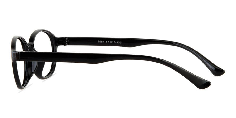 Union Black Oval TR90 Eyeglasses
