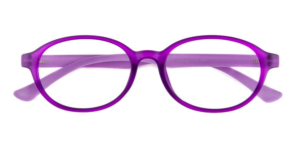 Union Purple Oval TR90 Eyeglasses