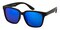 Evansville Black Classic Wayframe Plastic Sunglasses