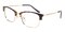 Flint Tortoise Rectangle TR90 Eyeglasses