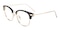 Helen Black Round TR90 Eyeglasses