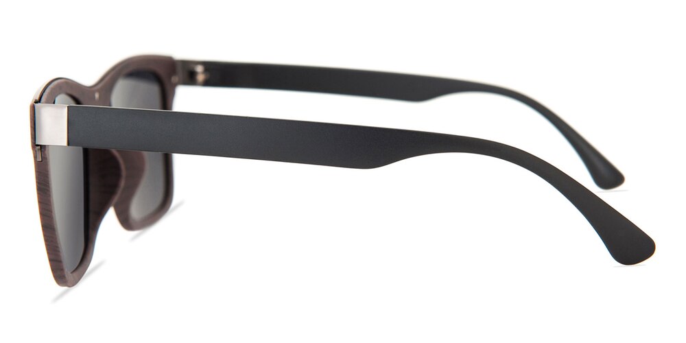 Barton Chocolate Square Plastic Sunglasses