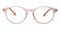 Jennifer Pink Round Acetate Eyeglasses