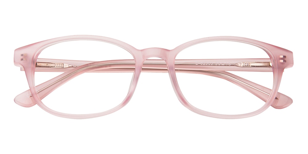 Josephine Pink Oval Acetate Eyeglasses