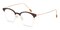 Platte Brown Classic Wayframe TR90 Eyeglasses