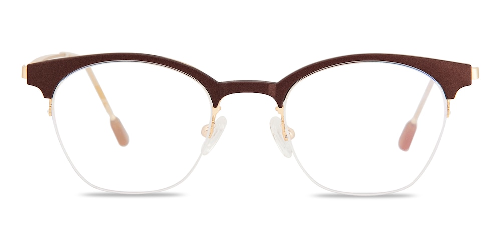 Platte Brown Classic Wayframe TR90 Eyeglasses
