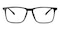 Reno Black Rectangle TR90 Eyeglasses