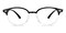 Neill Black/Crystal Round TR90 Eyeglasses