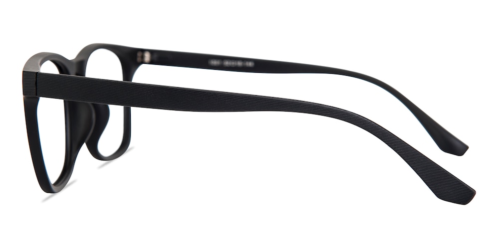 Trenton Black Rectangle TR90 Eyeglasses