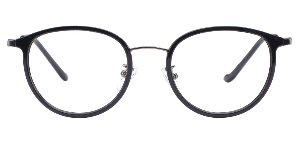 Pittsfield Black Round TR90 Eyeglasses