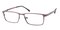 Norwood Brown Rectangle Titanium Eyeglasses