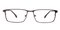 Norwood Brown Rectangle Titanium Eyeglasses