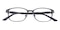 Lansing Black Classic Wayframe Titanium Eyeglasses