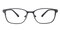 Lansing Gunmetal Classic Wayframe Titanium Eyeglasses