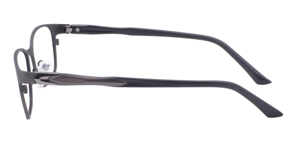 Lansing Gunmetal Classic Wayframe Titanium Eyeglasses