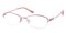 Cara Pink Oval Titanium Eyeglasses