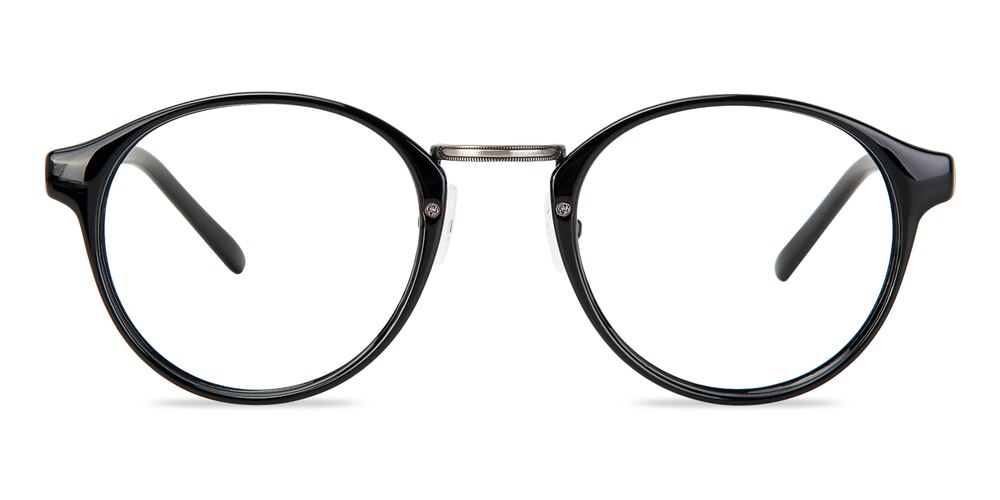 Louis Black Round TR90 Eyeglasses