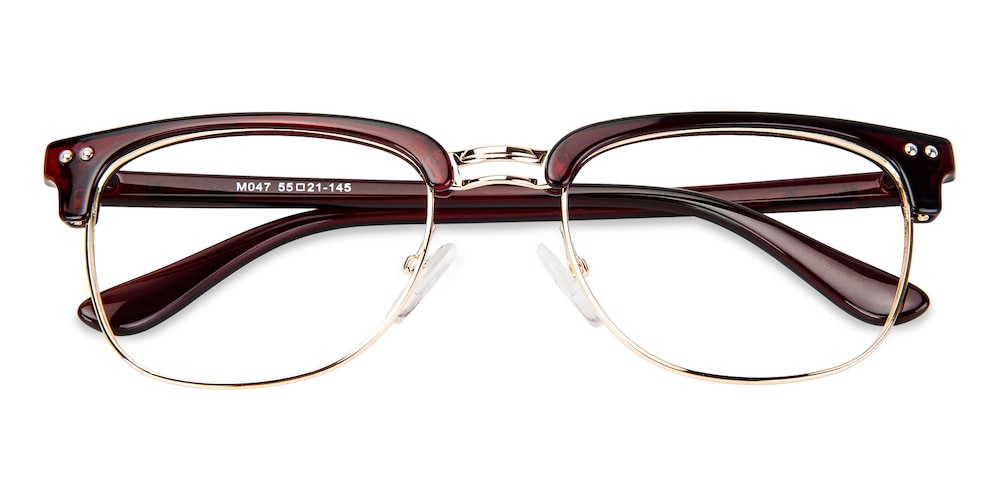Hayden Brown Rectangle TR90 Eyeglasses