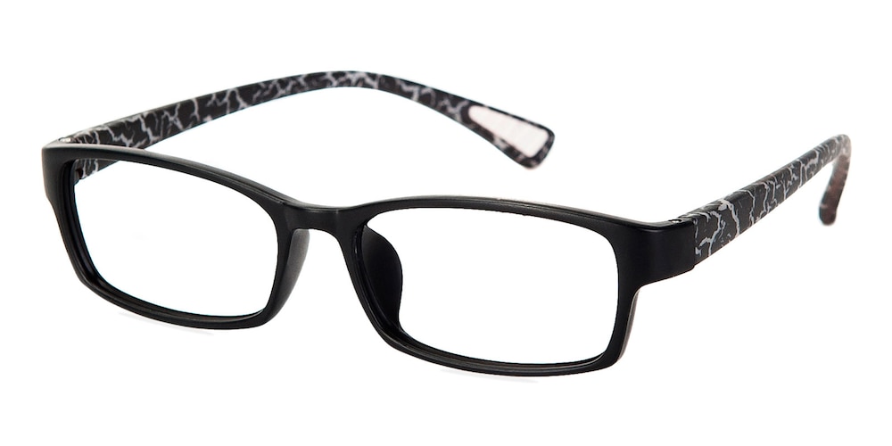 Annapolis Black/Tortoise Rectangle Plastic Eyeglasses