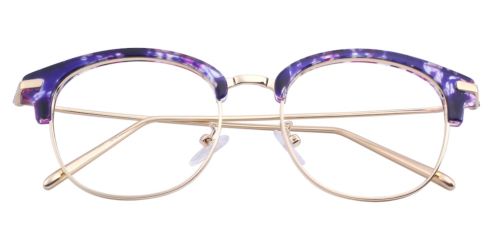 Helen Purple Round TR90 Eyeglasses