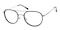 Perret Black/Silver Aviator TR90 Eyeglasses