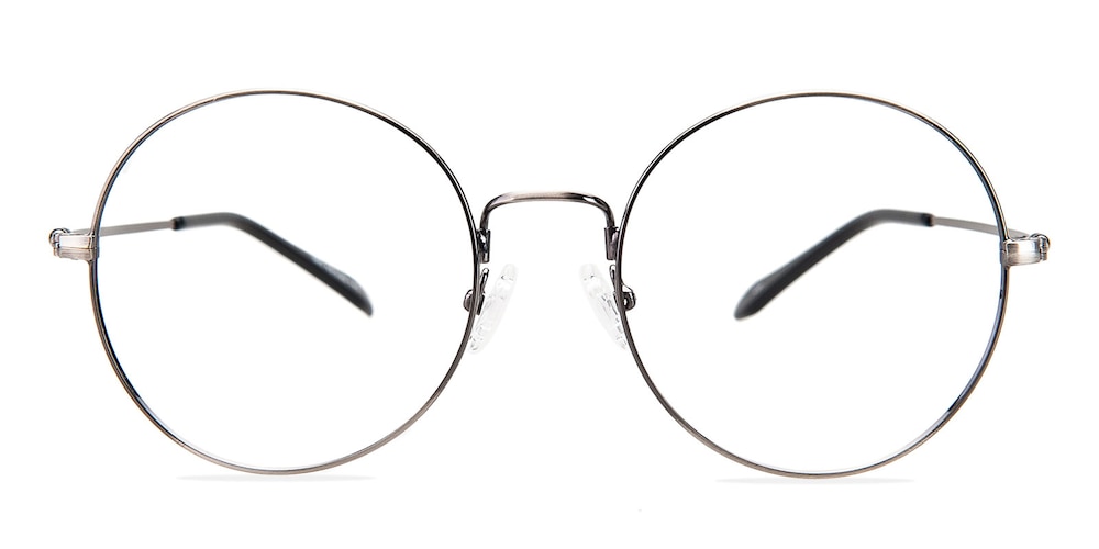 Maplesville Silver Round Metal Eyeglasses