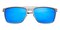 Aaron Gunmetal (Blue mirror-coating) Aviator Metal Sunglasses