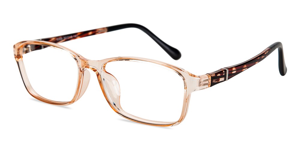 Land Orange Rectangle TR90 Eyeglasses